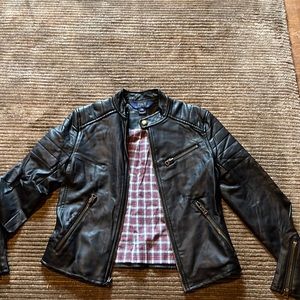 Ralph Lauren Girls Faux Leather Jacket 8-10